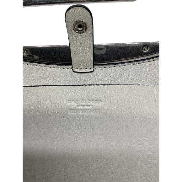 Rag & Bone 'Belize' White Leather Clutch - Picture 4 of 5